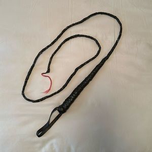 6ft Leather Whip - Cosplay